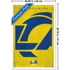 Trends International NFL Los Angeles Rams - Logo 25 Framed Wall Poster Prints - 3 of 4