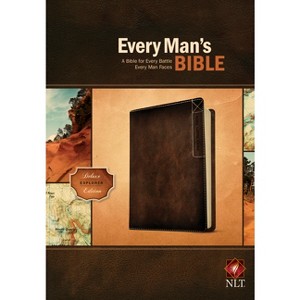 Every Man's Bible-NLT Deluxe Explorer - (Leather Bound) - 1 of 1