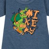 - Teenage Mutant Ninja Turtles - Mikey Graphic Short Sleeve Fleece Dress - 2 of 4