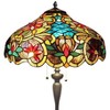 Chloe Lighting Leslie Tiffany-style Victorian 2 Light Floor Lamp 18" Shade - 3 of 4