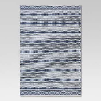 Pattern Stripe Outdoor Rug Blue - Threshold™