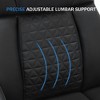 Dsvimoy Task and Office Chair Big and Tall Executive Chair with Flip Up Armrest for Office, Black, 32"*26.4"*17.6" - 4 of 4