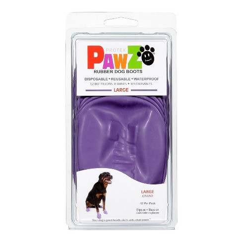 Pawz 12pc Rubber Dog Boots L Target