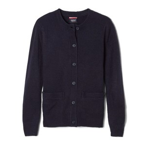 French Toast School Uniform Girls Crewneck Sweater Cardigan - 1 of 2