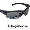 2 Pairs of Global Vision Eyewear Bifocal 2 Safety Motorcycle Glasses with +2.0 Bifocal Smoke, Brown Lenses - 3 of 4