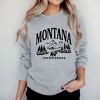 Simply Sage Market Women's Graphic Sweatshirt  Montana Forest Scene - 2 of 4