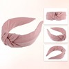 Unique Bargains Women's Knotted Elastic Non-slip Solid Colors Headband 1 Pc - 4 of 4