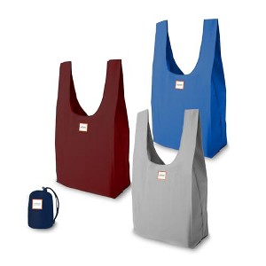 Urban Market Bags - Ocean - 3 Foldable Reusable Shopping Bags in 1 Com - 1 of 4