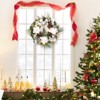 24 Inch Christmas Wreath - Outdoor Wreath, 8 Function Holiday Decoration, Festive Christmas Decor - 2 of 4
