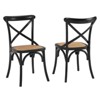 Modway Gear Dining Side Chair Set of 2 - Black - 2 of 4