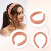 Unique Bargains Women's Fashion Solid Color Soft Plush Headband 1 Pc - 3 of 4