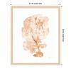 Amanti Art Shibori Coral II Peach by Mary Urban Wood Framed Wall Art Print - 4 of 4