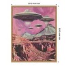 Amanti Art UFOs Canyon Landing by Samantha Hearn Canvas Wall Art Print Framed - 3 of 4
