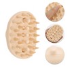 Unique Bargains Hair Shampoo Brush 3.66"x2.95"x2.36" Beige 1 Pc - 3 of 4
