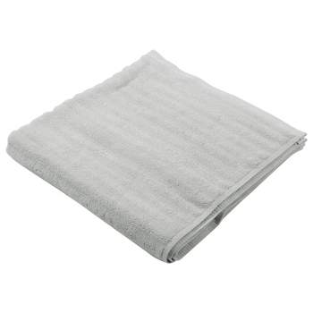 Unique Bargains Bathroom Shower Classic Soft Absorbent Cotton Bath Towel  59.06x28.35 1 Pc Gray : Target