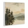 Stupell Industries Beige Mountain Landscape Wall Plaque Art, 12" x 12" - 2 of 4