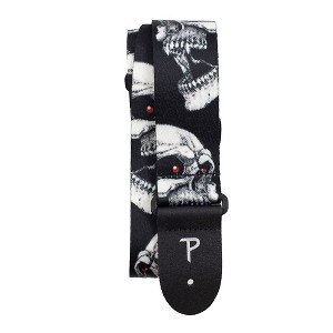Perri's Screaming Skulls Polyester Guitar Strap 2 in. - 1 of 1