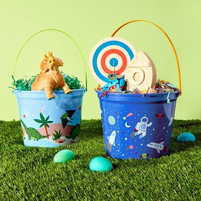 Plastic Easter Bucket Dino - Spritz&#8482;