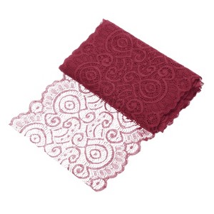 Unique Bargains Floral Pattern Gift Wrapping DIY Crafts Lace Ribbon - 1 of 4