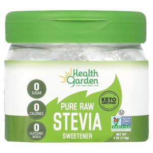Health Garden Pure Raw Stevia Sweetener, 4 oz (113 g) - 1 of 2