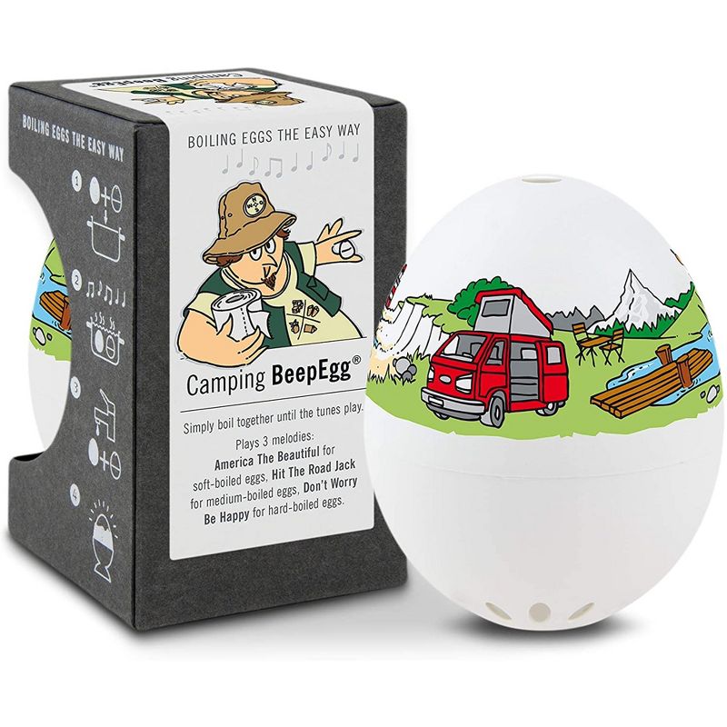 Brainstream Camping BeepEgg Singing and Floating Egg Timer, Camping, 1 of 7