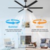 Airsurfer 72 Inch Large Ceiling Fans With Lights And Remote - 4 of 4