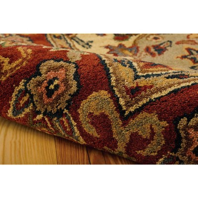 Handcrafted Multicolor Wool Tufted Rectangular Area Rug