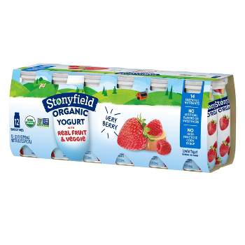 Stonyfield Organic Very Berry Kids' Yogurt Drinks - 3.1 fl oz/12ct