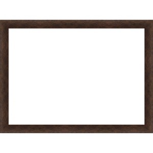 Amanti Art Warm Walnut Narrow Framed Dry Erase Magnetic Board - 1 of 4
