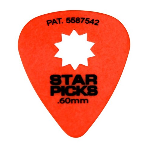 Everly Star Grip Guitar Picks (50 Picks) - image 1 of 1