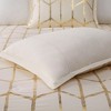 NicBex Metallic Printed Comforter Set Bedding Set Contemporary Soft Microfiber Fabric Quilt Set, Machine Washable - 2 of 4