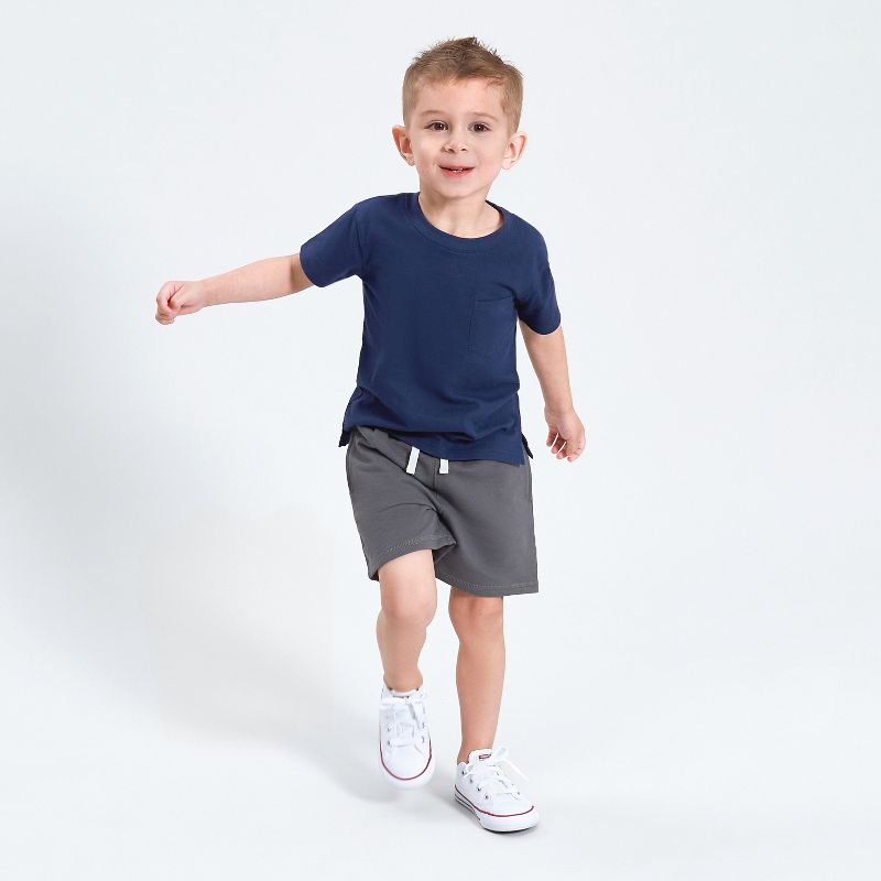 Gerber Baby and Toddler Boys' Pull-On Knit Shorts- 3-Pack, 4 of 10