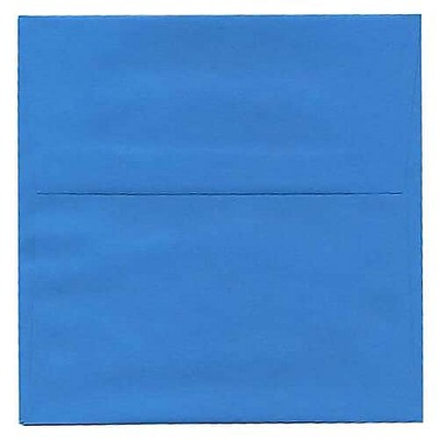 JAM Paper Square Invitation Envelopes 5.5" x 5.5" Celestial Blue MOOP517