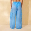 Women's Chiffon Swim Cover Up Cargo Pants - Wild Fable™ - 2 of 4