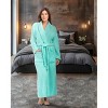 ADR Women's Long Robe, Fleece Plush Robe Woman, Cozy Regular & Plus Size Women's Bath Robe - 3 of 4