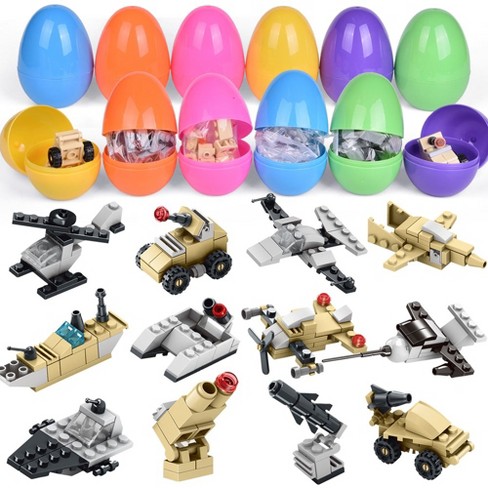 12pcs Easter Basket Fillers Easter Eggs Filled with Mini Cars