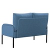 CAVINAS 45.7" Loveseat Couch - Metal Frame Sofa with Comfortable Upholstered Seating, Compact Practical Furniture for Living Room, Bedroom - 4 of 4