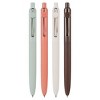 uniball Zento Liquid Gel Retractable Pens Medium Point 0.7mm 4pk Black Ink - 2 of 4