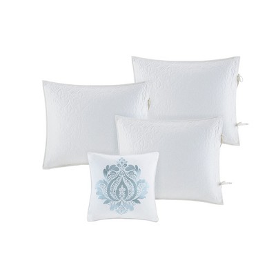 White Twin 6-Piece Reversible Daybed Cover Set