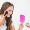 Unique Bargains Portable Chrome Handheld Mirror 1 Pc - 3 of 4