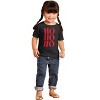 Christmas Santa Saying Ho Ho Ho Toddler Baby Graphic T Shirt Brisco Brands - 4 of 4