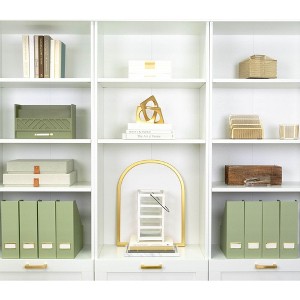 Blu Monaco Foldable Magazine File Holders - Set of 4 or 6 - Many Colors and Designs to Choose From - 1 of 4