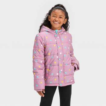 Members Only Girl Heavy Quilted Puffer New Looney Mash Jacket -pink ...
