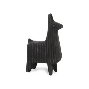 Cheung's Sidero Black Cast Iron Llama Table Decor - 1 of 4