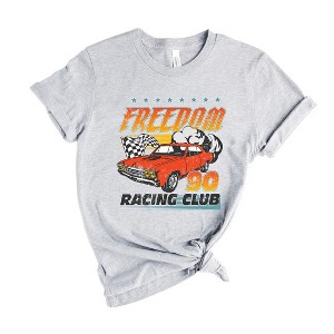 Simply Sage Market Women's Freedom Racing Club Short Sleeve Graphic Tee - 1 of 3