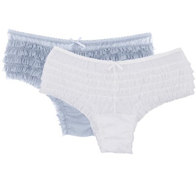 Veil Mesh Ruffle Panty 2-Pack