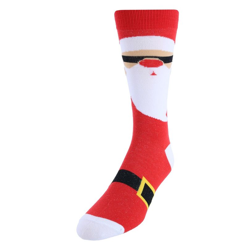 Gold Medal Men's Assorted Novelty Christmas Socks, 1 of 2