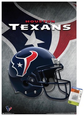 Trends International Nfl Houston Texans - Neon Helmet 23 Framed Wall Poster  Prints : Target