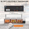 6x12QT Food Warmer 1500W Bain Marie Buffet Pan Steam Table 6-Pan With Glass Shield & Adjustable Temp & Auto Shut Off & Dry Burning Indicator - 3 of 4