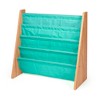 Kids' Bookshelf 4 Tier Book Organizer Seafoam - Humble Crew - 2 of 4